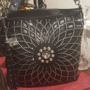 Rhinestone Hobo handbag